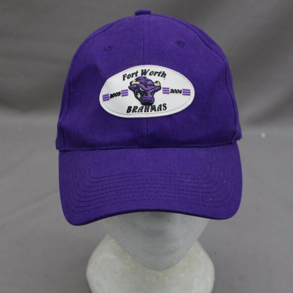 Minor League Hockey Hat - Fort Worth Brahmas Plastic Logo - Adult Gripback - Picture 1 of 8